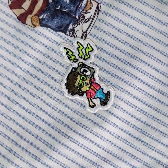 Vintage 90s Ralph Lauren Polo Bear Reworked Bennys Shorts UNISEX V2 - Picture 3 of 10